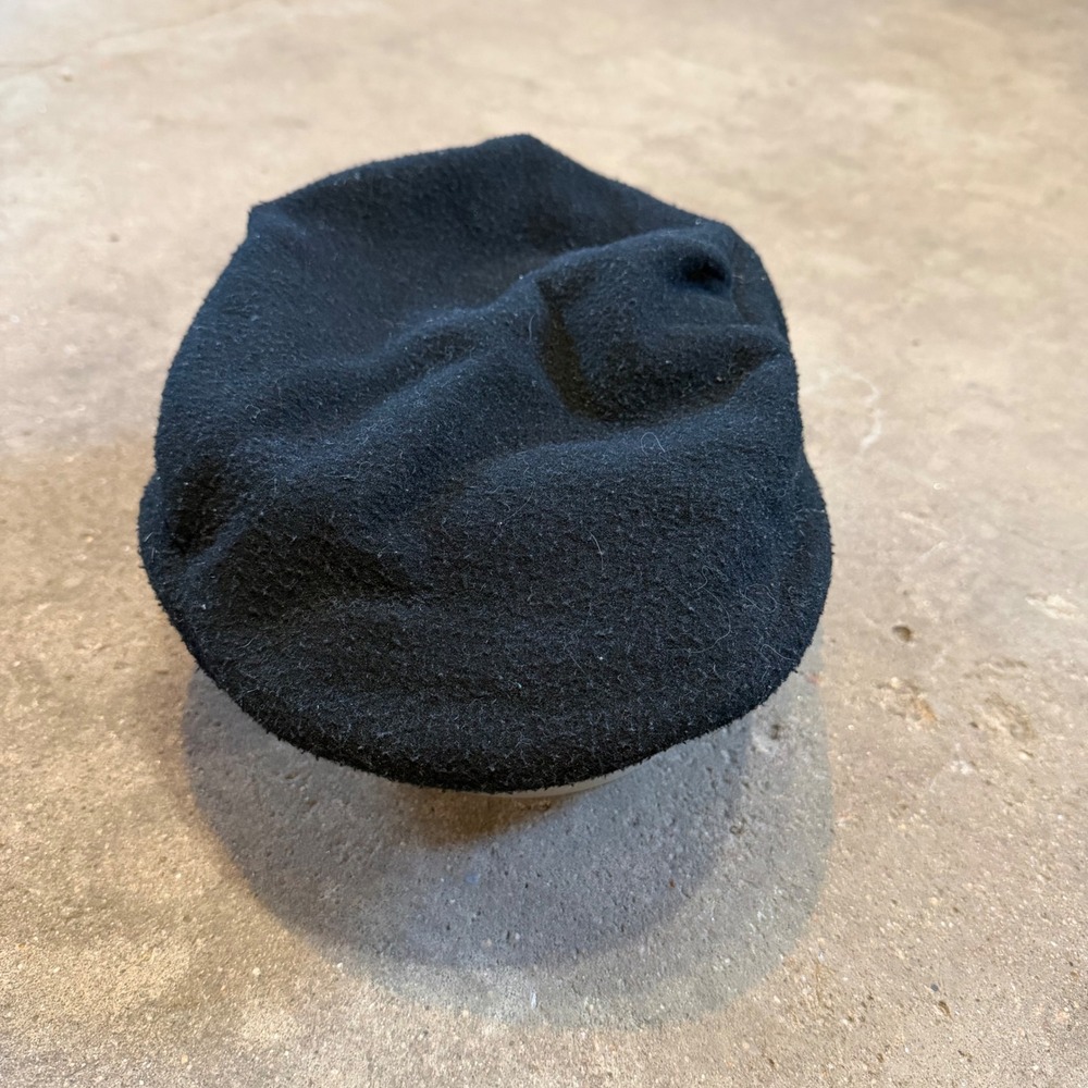 Patagonia Fleece Ear Flap Cap Mens M Black Synchilla Winter Hat FA94 28770